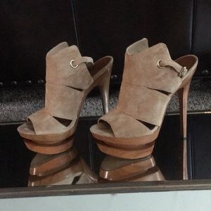 Jessica Simpson Platform Suede Heels